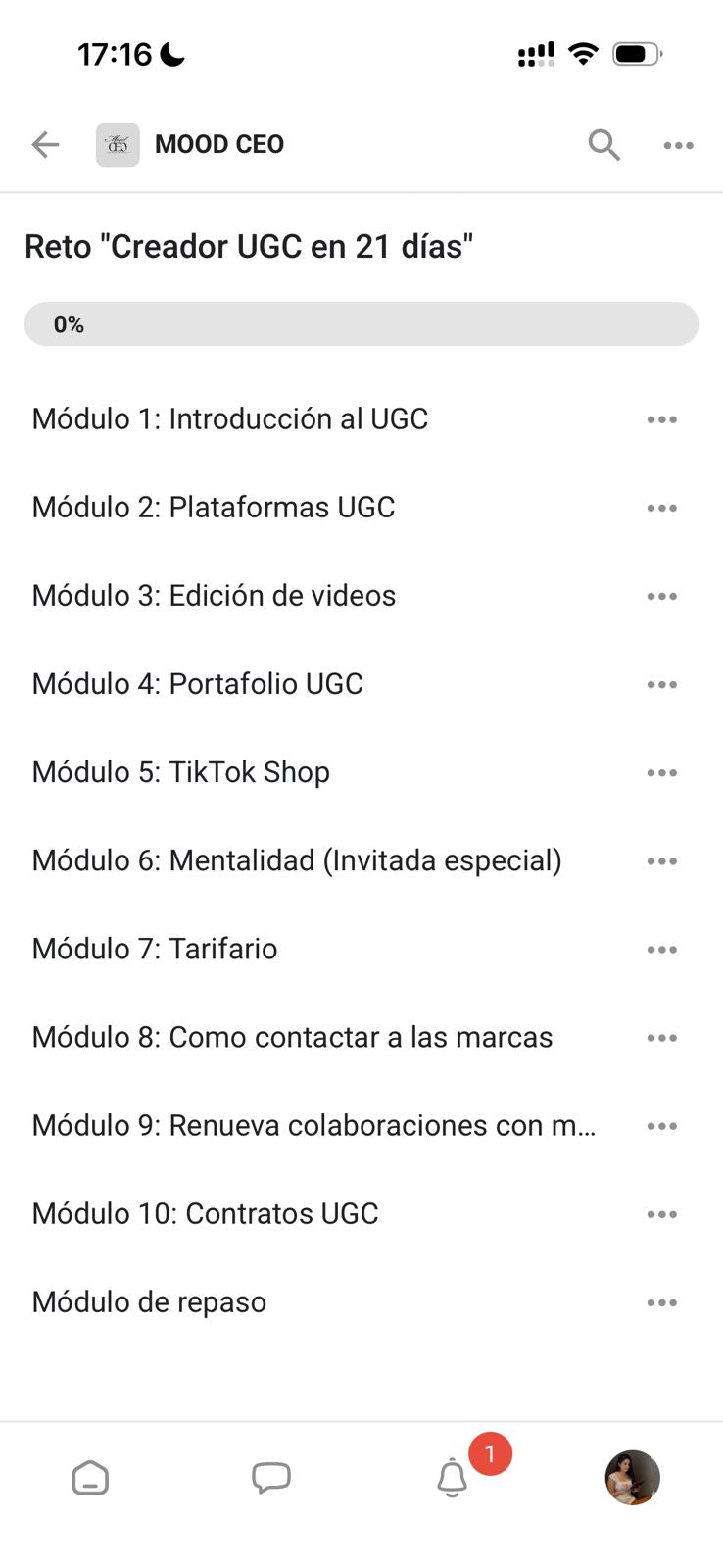 Reto “Creador UGC en 21 días”